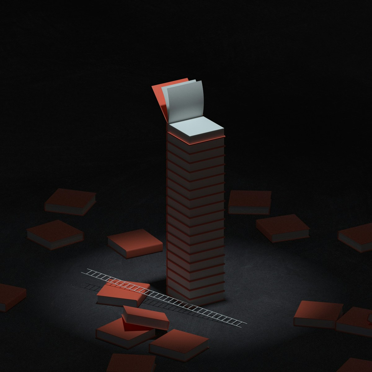 Photo by 愚木混株 cdd20 a red and white box sitting on top of a tall tower